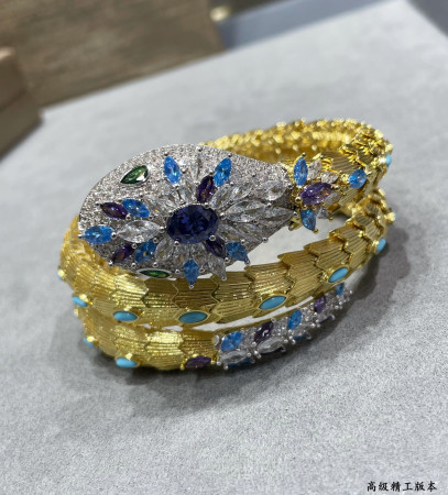 b*l*ai blue Di*m*nd princess snake bracelet