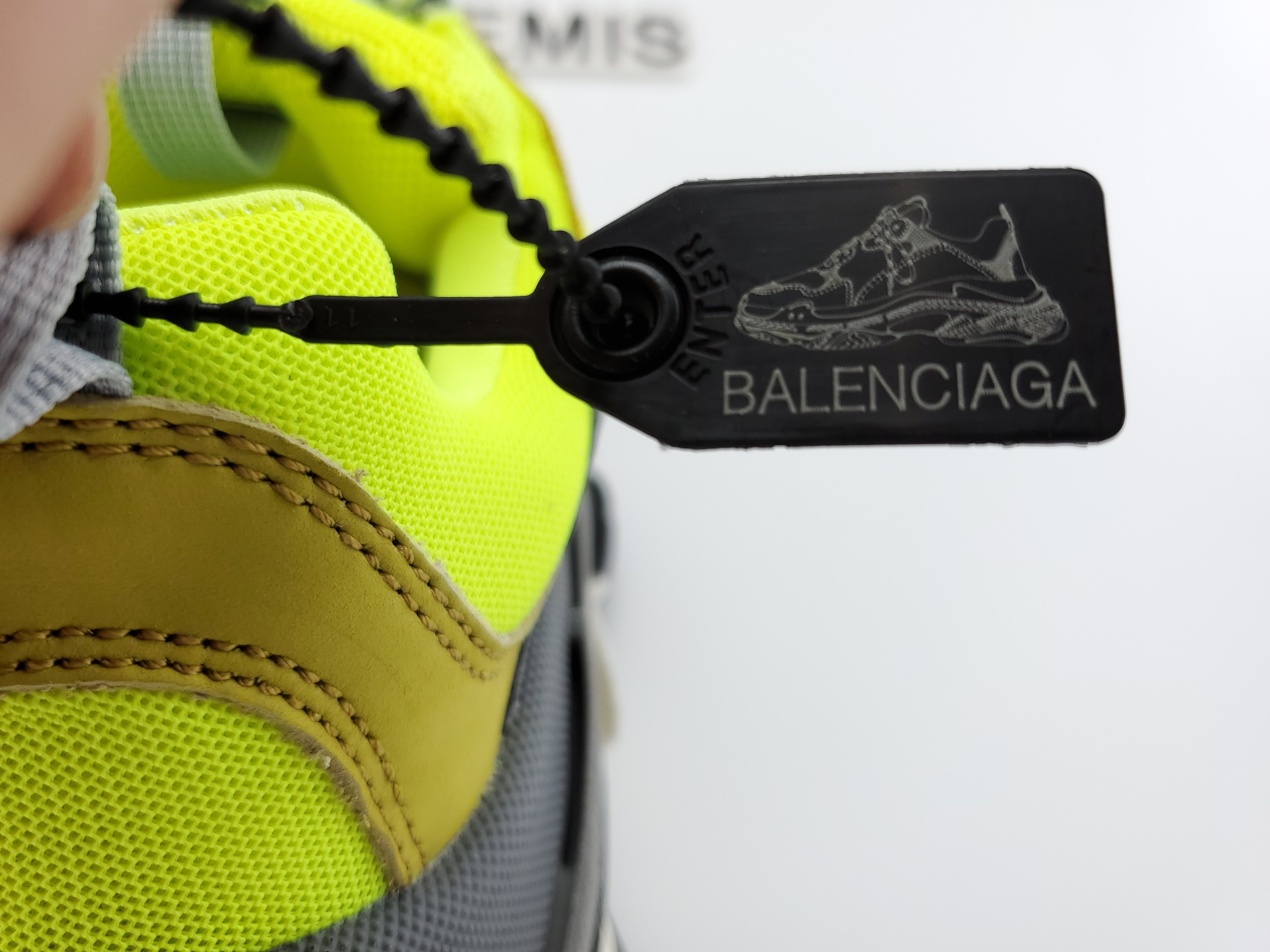Balenciga Triple S Yellow Fluo