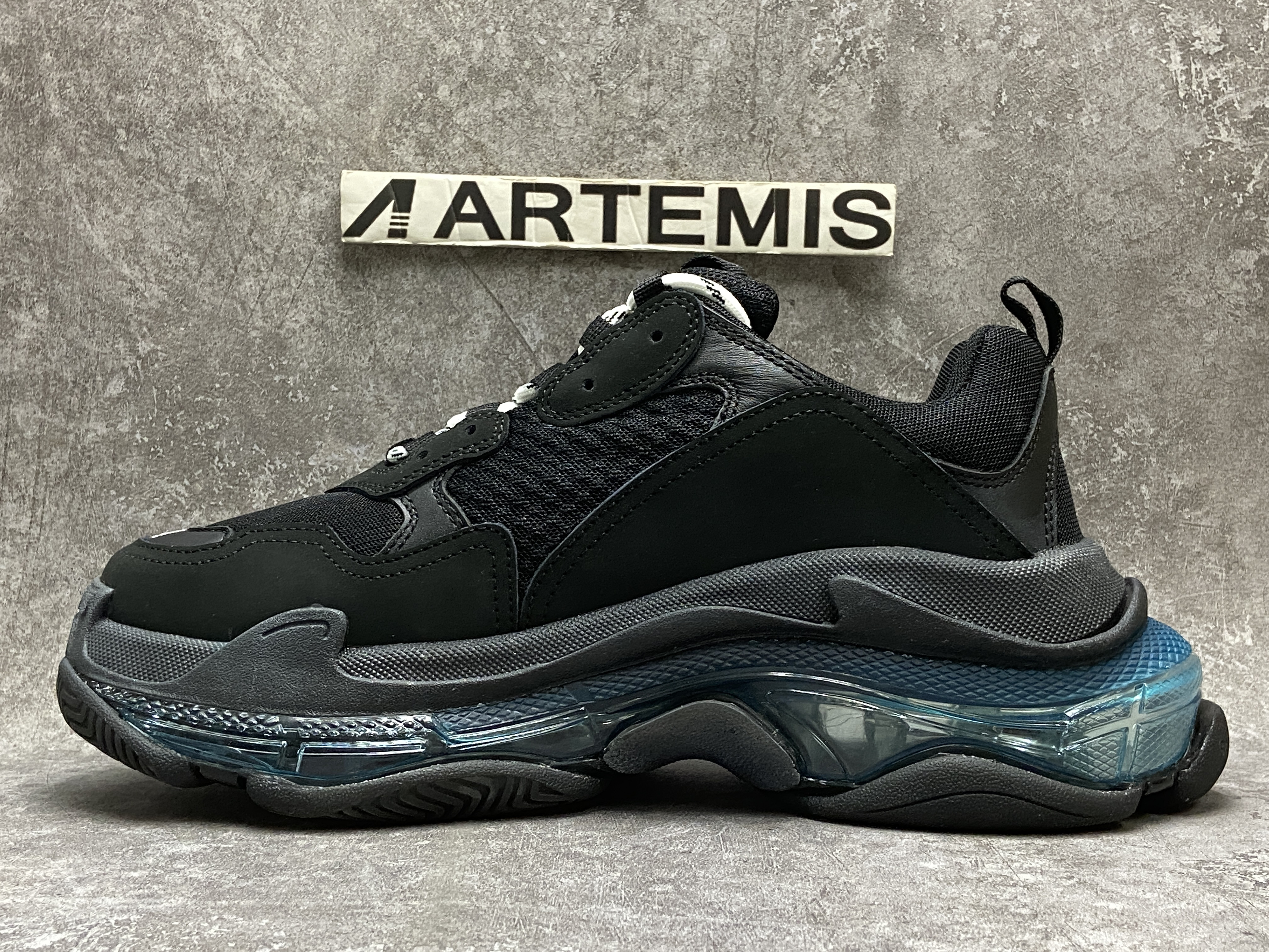 Balenciga Triple S Black Blue