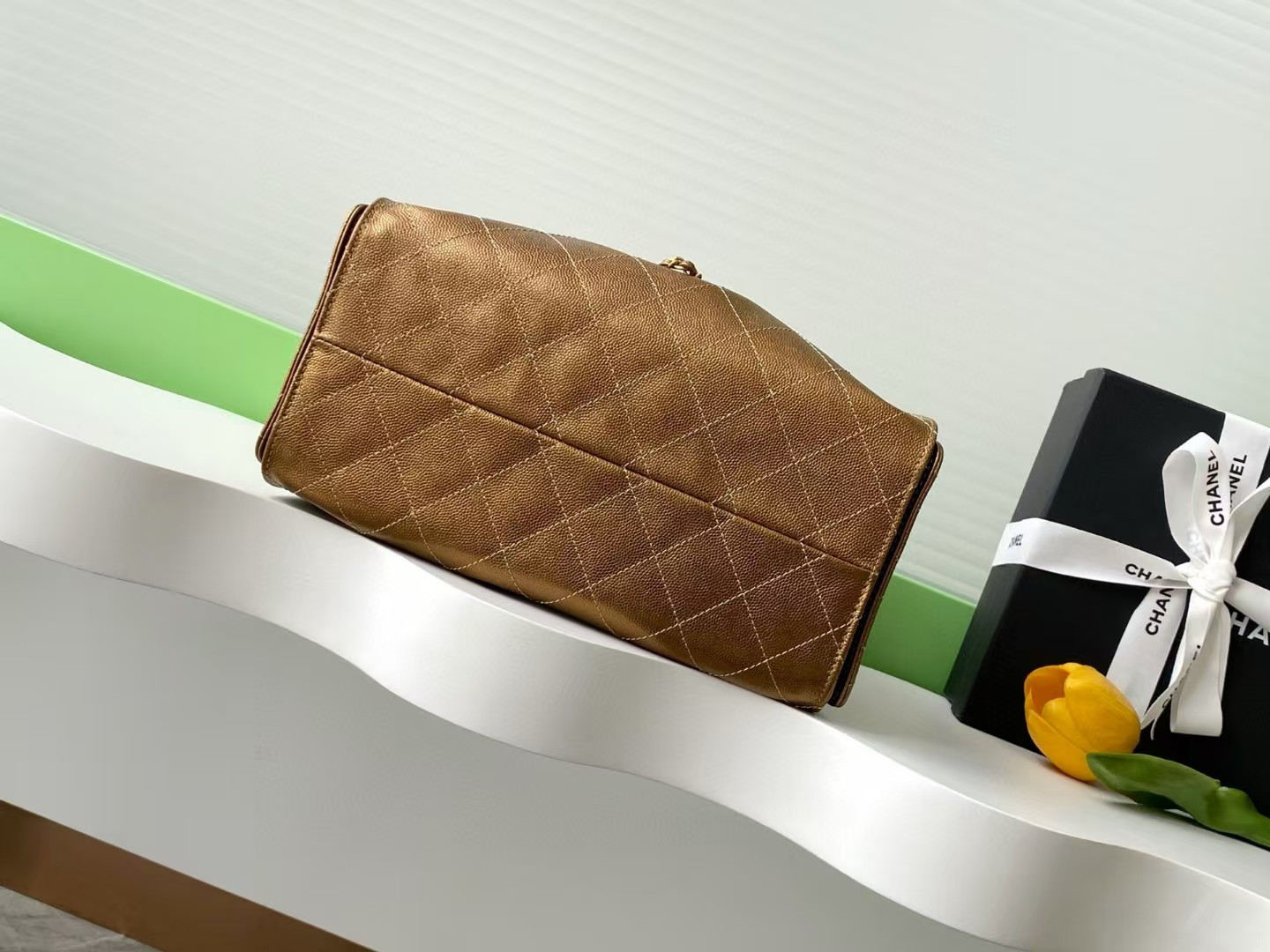 Ch*el 25c bucket bag 26x30x14cm