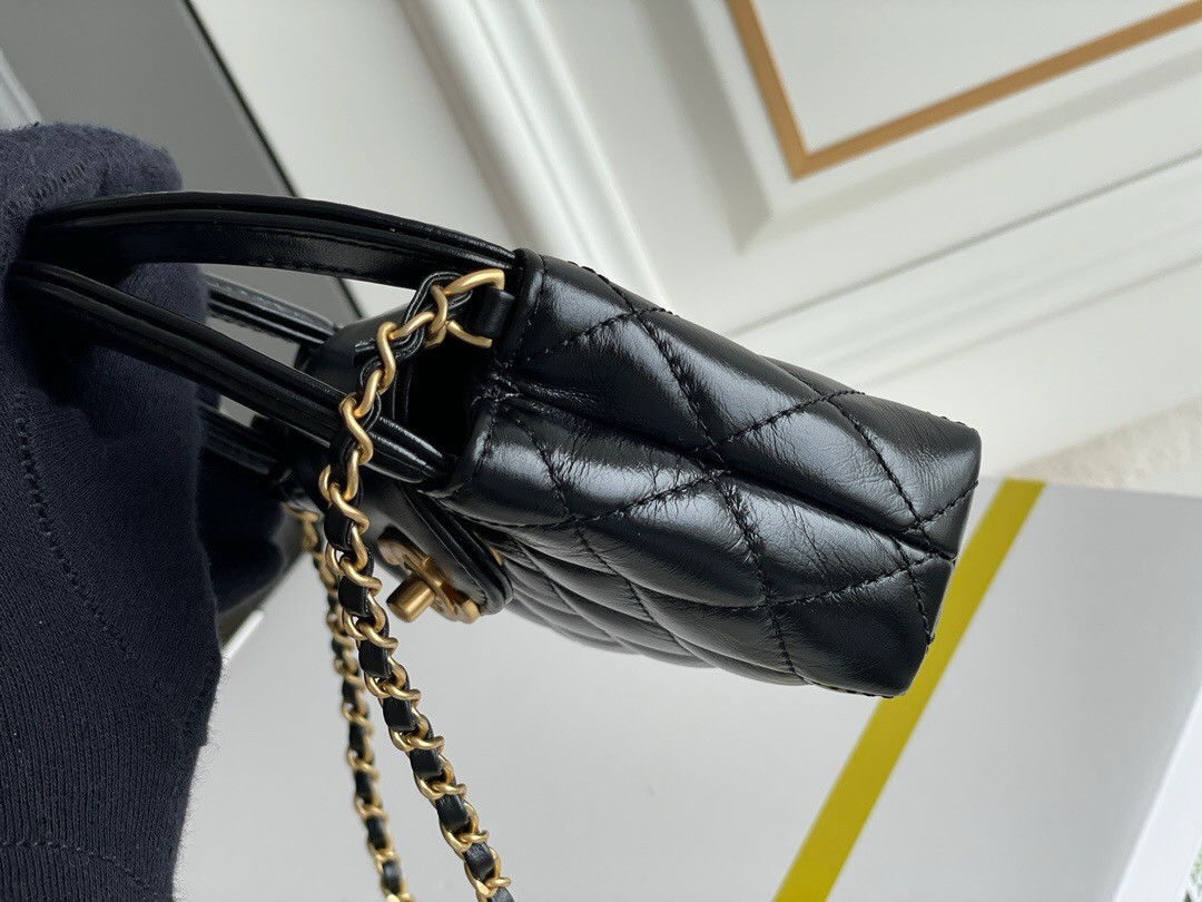 Ch*el mini kelly 8×12.5×4cm