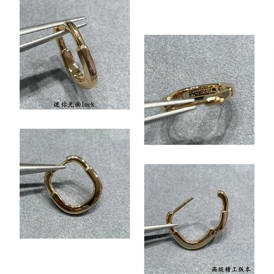 T*f*ny & co. mini smooth lock earrings