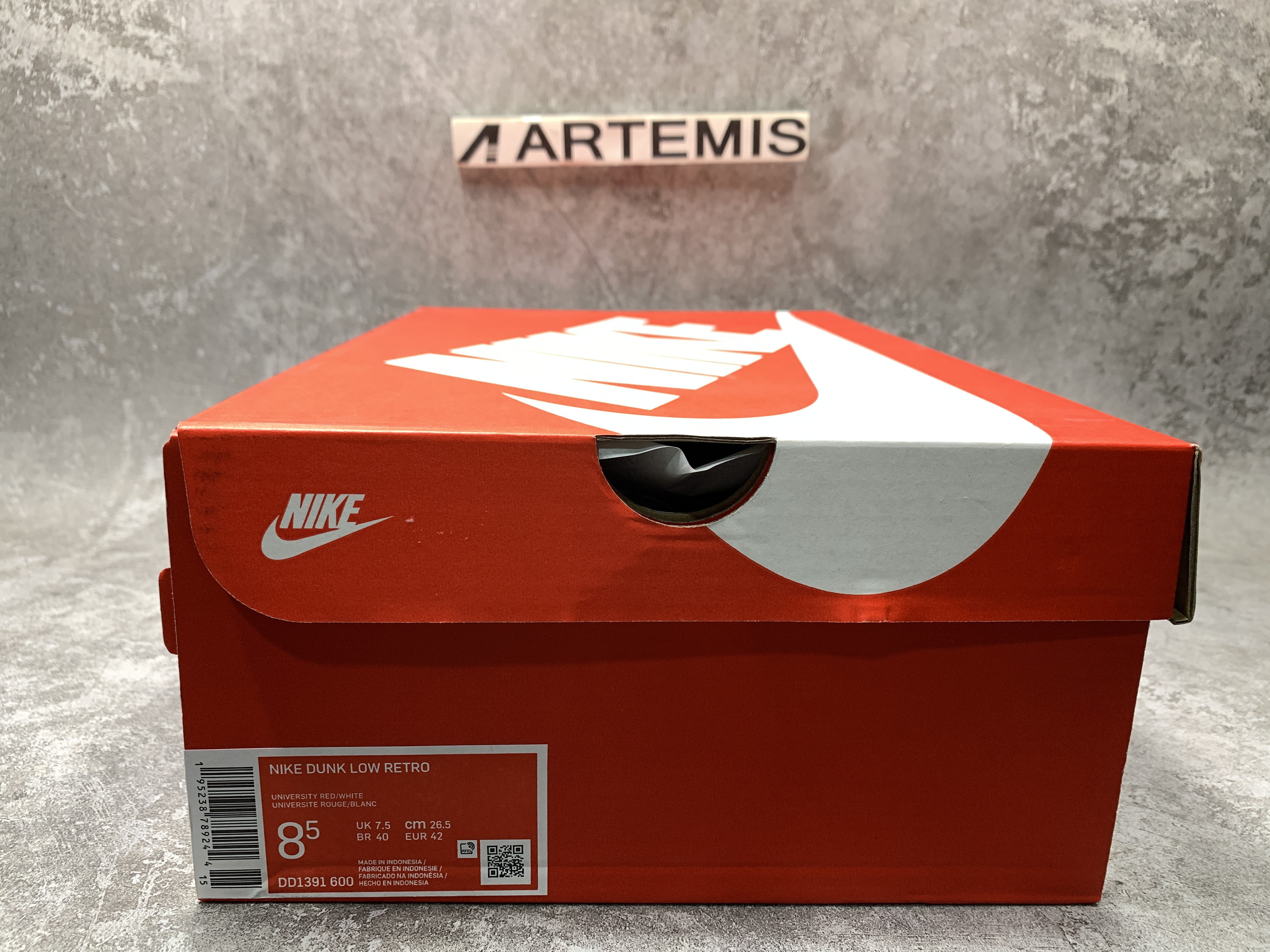 Nike Dunk Low White University Red