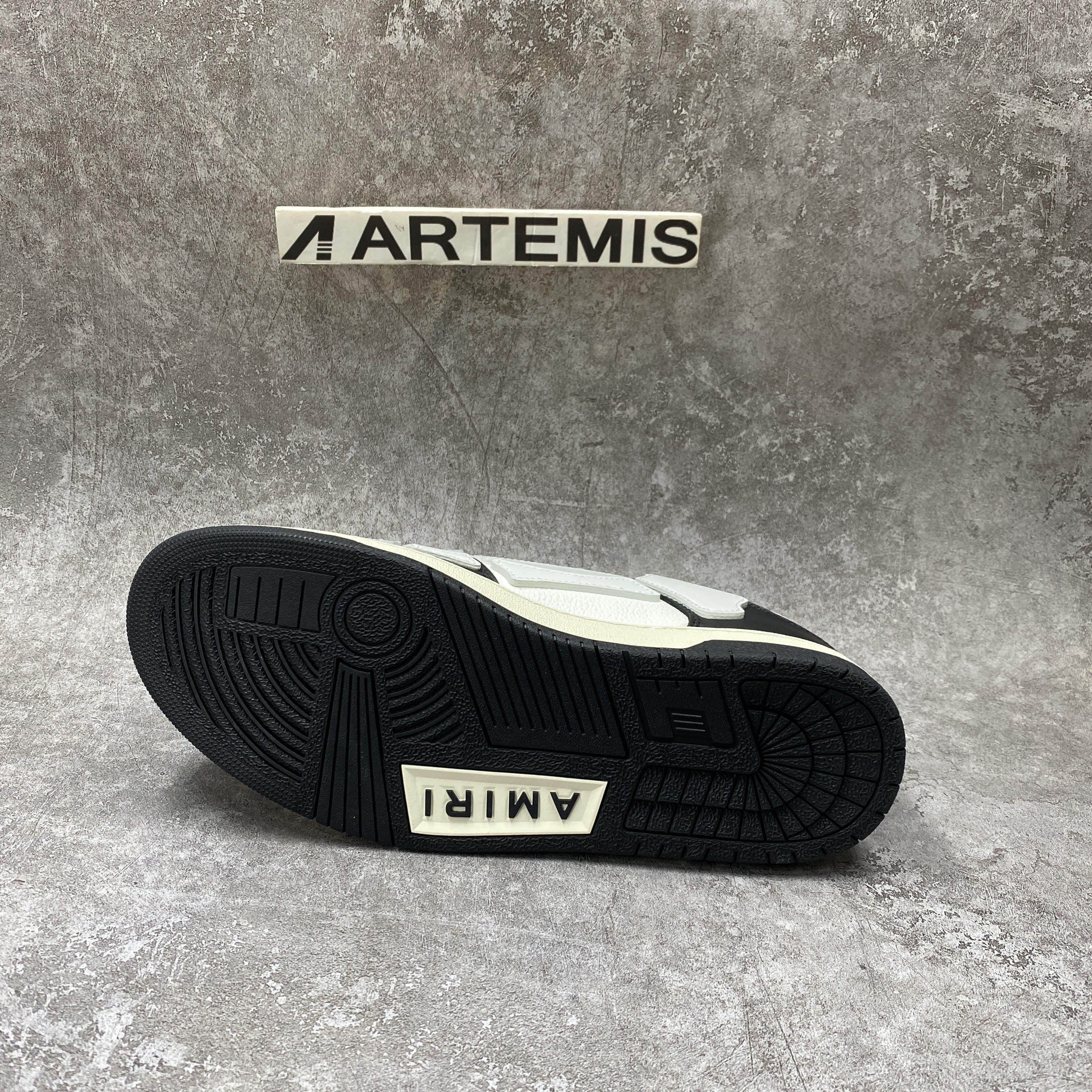 Amiri Skel Top Low Black White