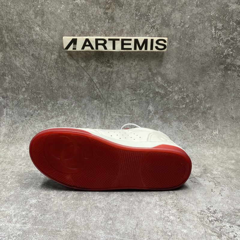 Ch*el 22p trainer white dark red