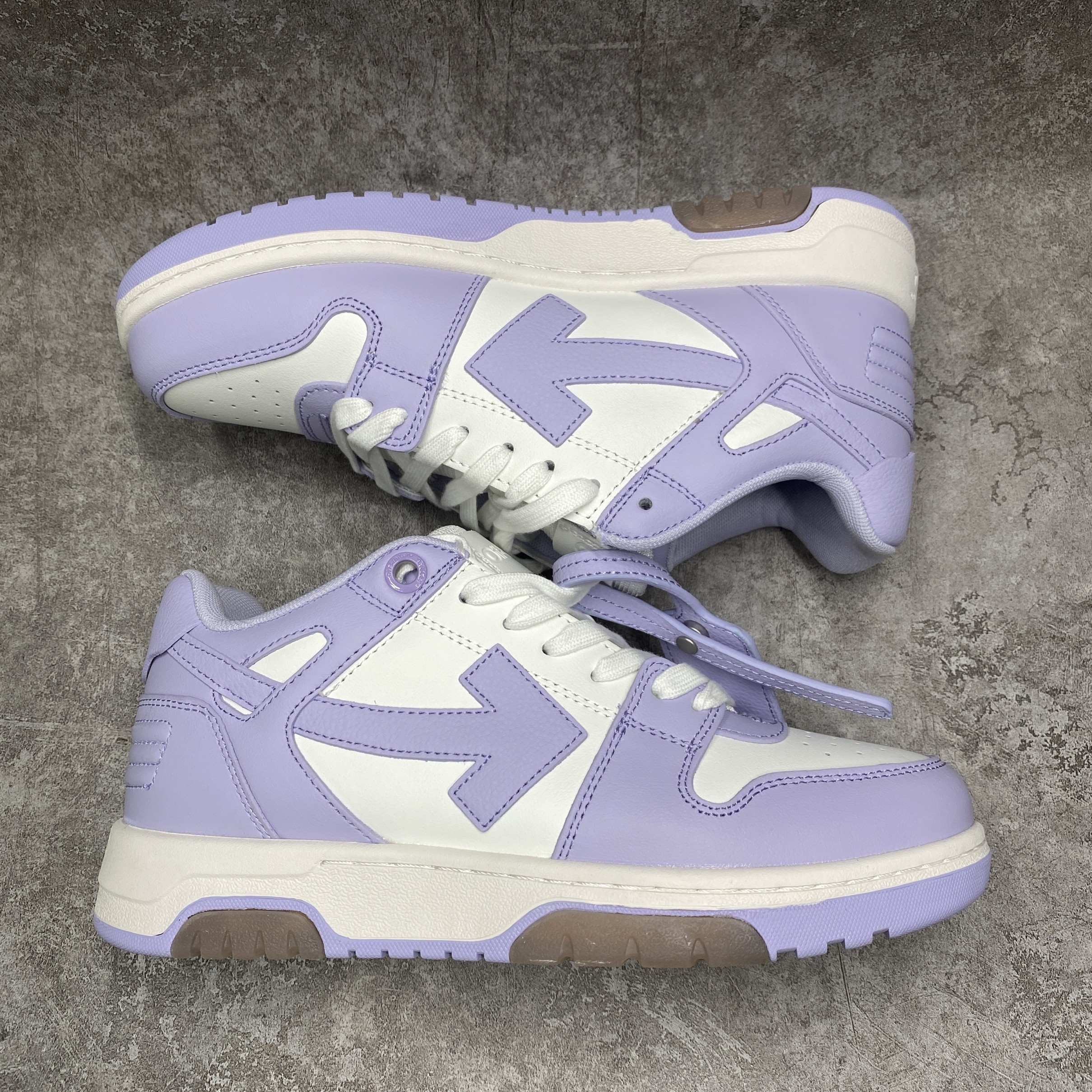 Off White Out Of Office Sneaker in White Lilac