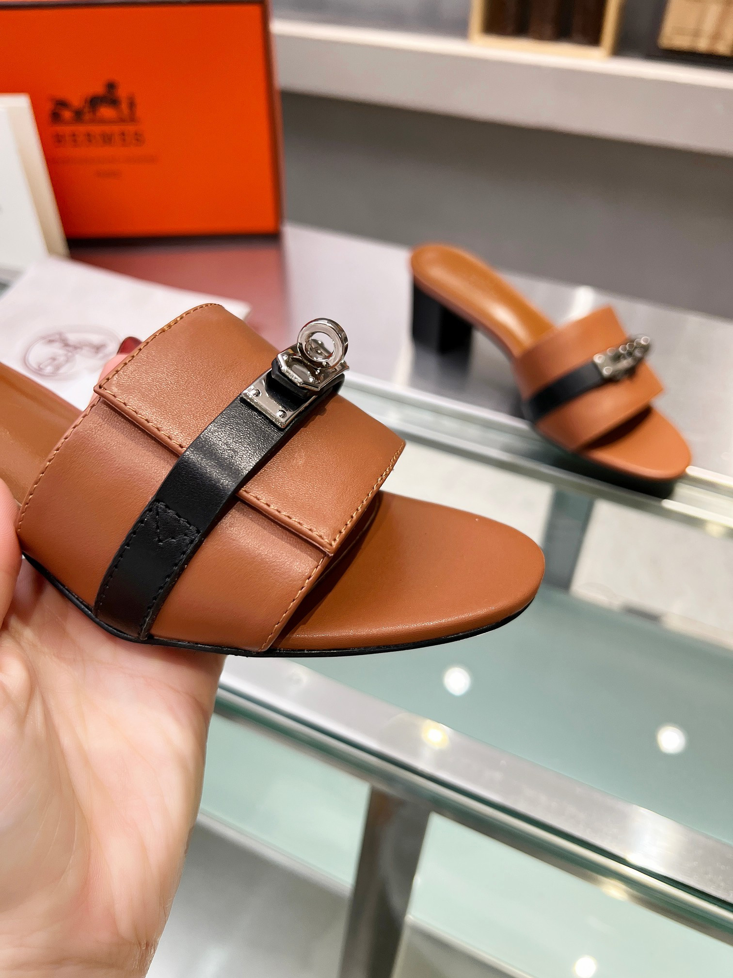 UA Hermès Gigi 50 sandal