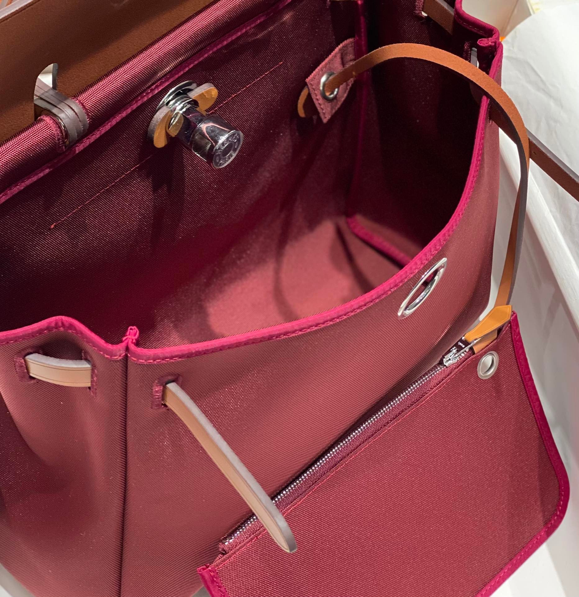 H**mes herbag 25x31x10cm