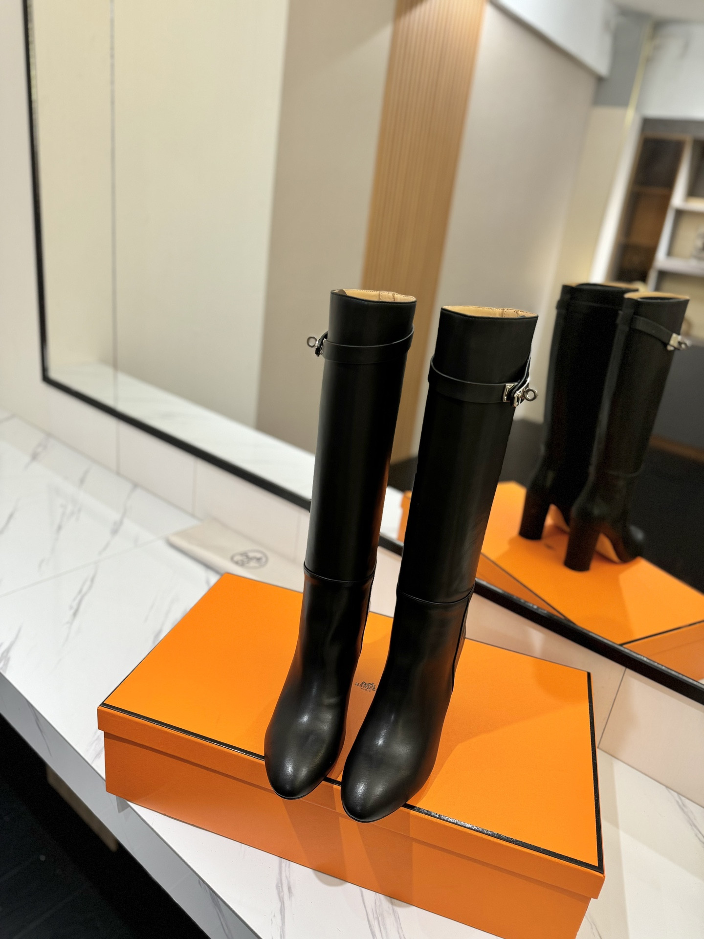 UA Hermès Jumping Boots (Heel height 8.5cm)