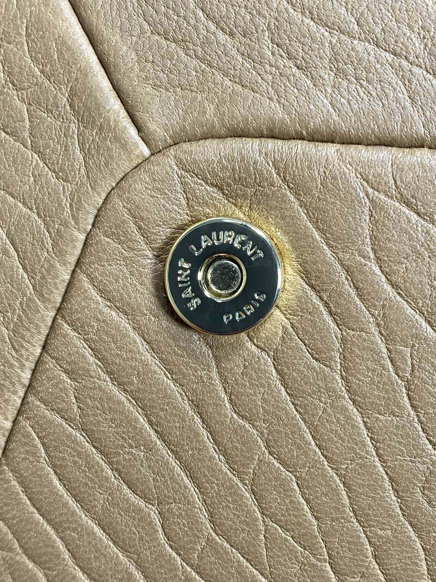 Y*L cassandre large envelope pouch in lambskin 29.5x18x4.5cm