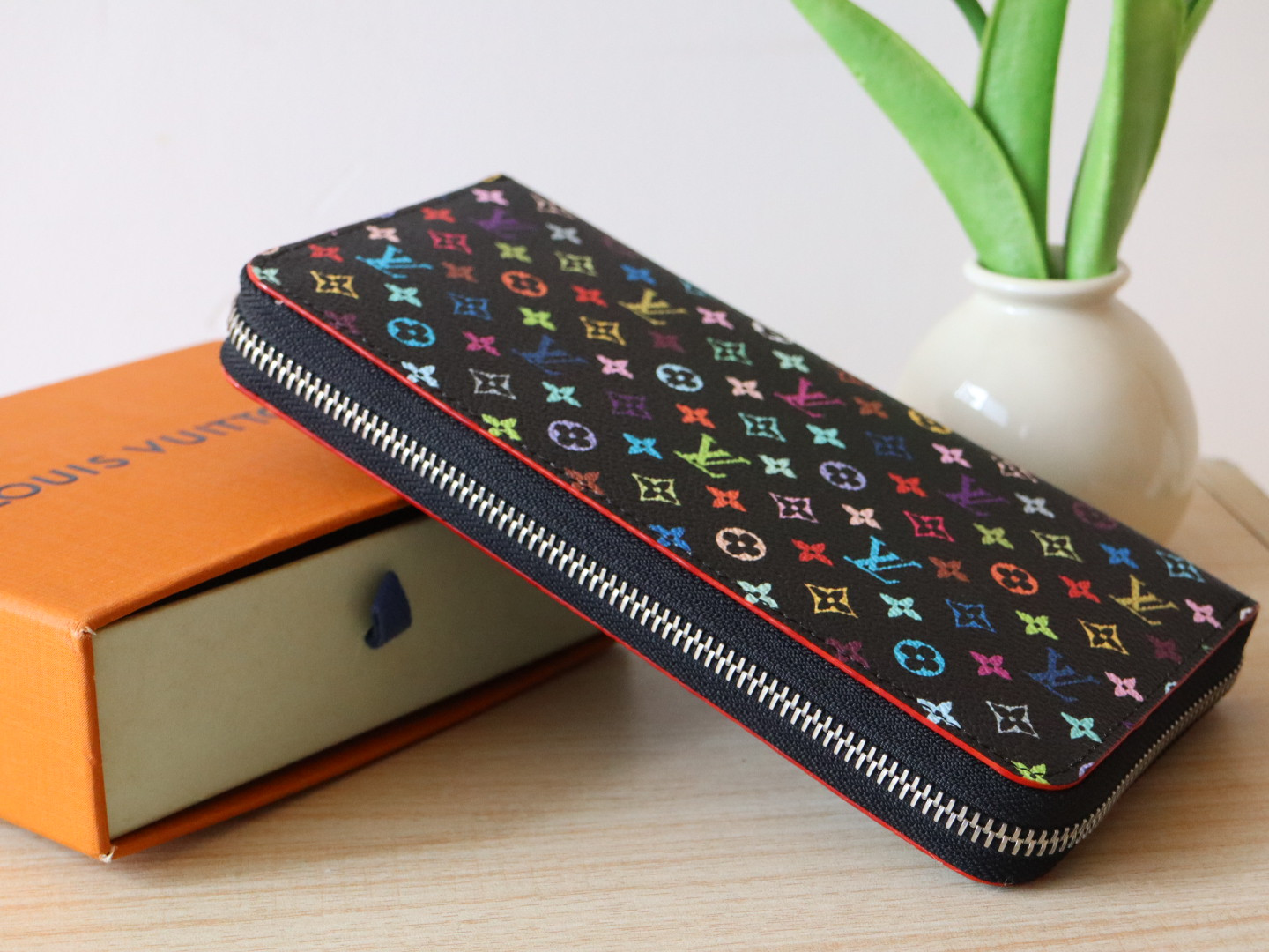 LV x TM Clémence Wallet 19.5×10.5x2.5cm